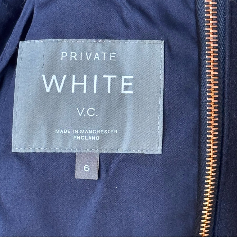 Private White Peacoat, 100% Wool Double Breasted Coat, Made in England, New, NWT - Picture 10 of 14